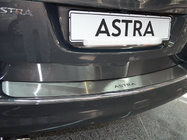 Opel Astra J 2009–2015 Natanika zaščitna letev zadnjega odbijača (nerjavno jeklo) fotografija 1
