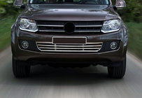 Volkswagen Amarok 2010–2022 Mrežica za odbijač (nerjavno jeklo) fotografija 1