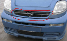 Opel Vivaro 2001–2015 Zimska zaščita za masko hladilnika 2001-2007 (zgornja) Mat fotografija 1
