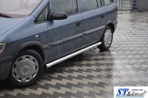 Opel Zafira B 2005–2011 Stranske cevi (2 kos, nerjavno jeklo) fotografija 3
