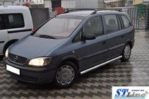 Opel Zafira B 2005–2011 Stranske cevi (2 kos, nerjavno jeklo) fotografija 4