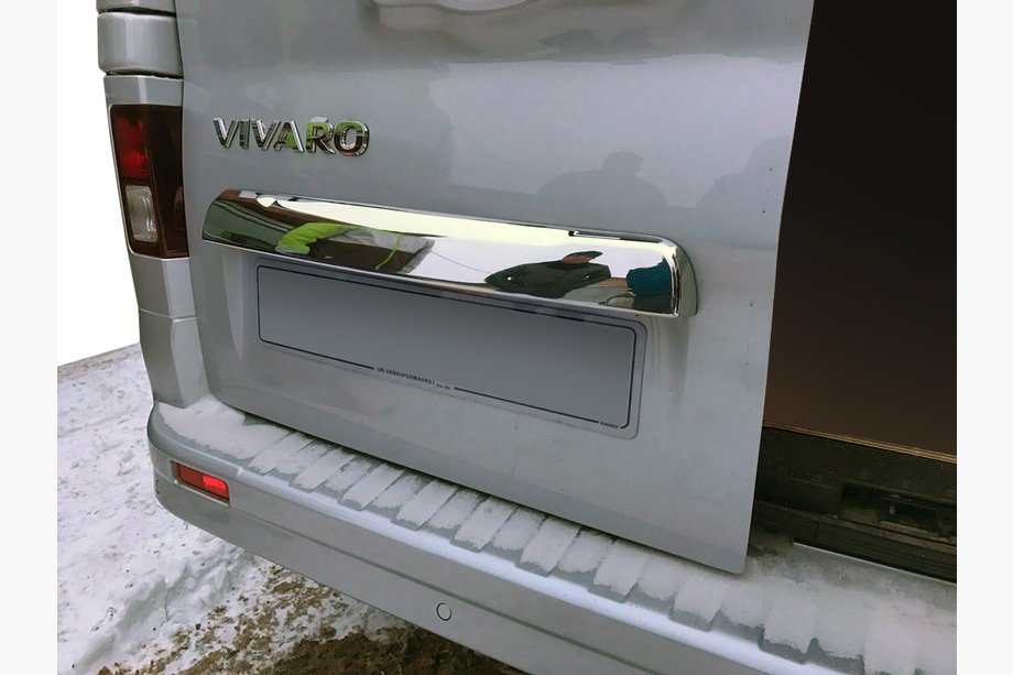 Opel Vivaro 2015–2019 Letvica nad registrsko tablico (nerjavno jeklo) OmsaLine - italijansko nerjavno jeklo Image