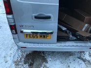 Renault Trafic 2015– Letvica nad registrsko tablico (nerjavno jeklo) Carmos - turško nerjaveče jeklo fotografija 9