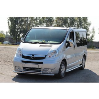Sprednji zaščitni lok ST014 (nerjavno jeklo) Opel Vivaro 2001–2015 fotografija 1