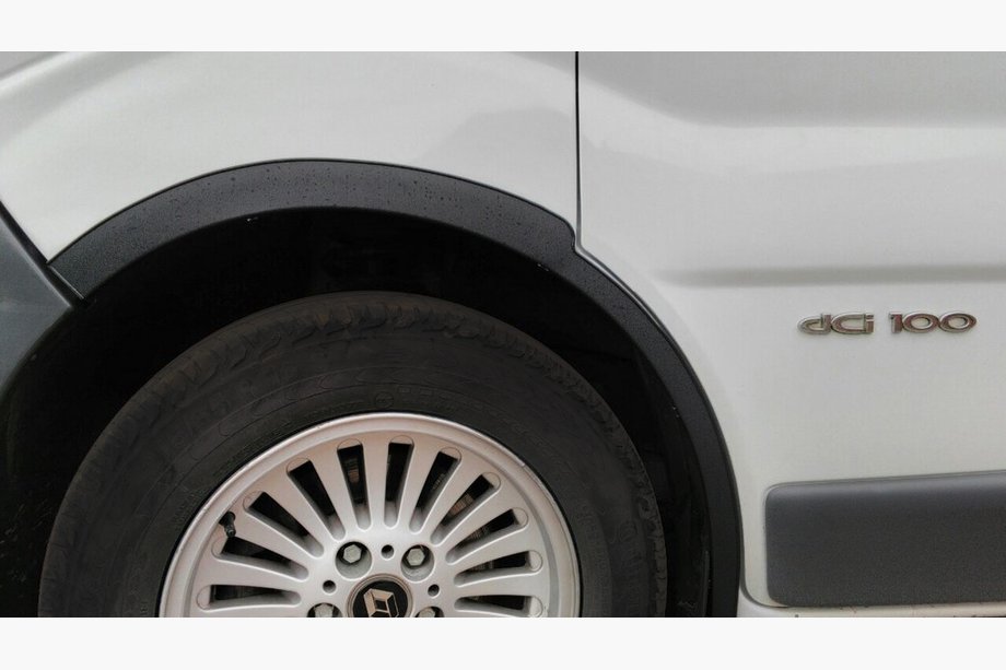Opel Vivaro 2001–2015 Obrobe kolesnih lokov (4 kosi, črne) 2007-2015, črna plastika Image