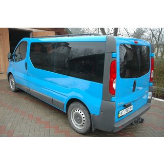 Črne strešne vzdolžne letve Renault Trafic 2001–2015 fotografija 3