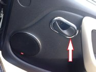Renault Duster 2008–2017 Prekrivne obloge notranjih kljuk Carmos (4 kosi, nerjavno jeklo) fotografija 2