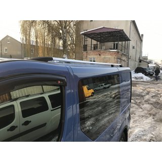 Kromirane strešne sani Renault Trafic 2001–2015 fotografija 2