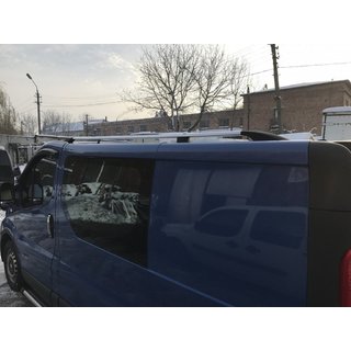 Kromirane strešne sani Renault Trafic 2001–2015 fotografija 4
