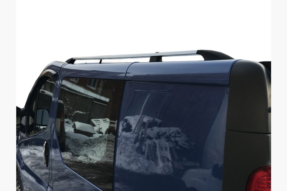 Renault Trafic 2001–2015 Kromirane strešne sani Dolga različica, plastični nosilci Image