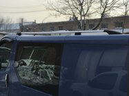 Renault Trafic 2001–2015 Kromirane strešne sani Dolga različica, plastični nosilci fotografija 5