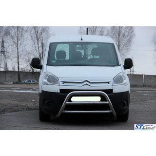 Sprednji zaščitni lok WT022 (nerjaveče jeklo) Peugeot Partner Tepee 2008–2018 fotografija 4