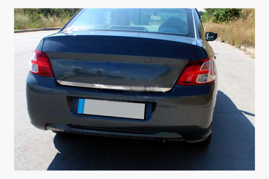 Peugeot 301 2012– Nerjaveče letvice za rob prtljažnika Carmos - turško nerjaveče jeklo Image