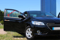 Peugeot 3008 2008–2016 Okenske obrobe (brez zadnjega trikotnega stekla, 6 kos, nerjavno jeklo) fotografija 1