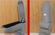 Peugeot 207 2006–2014 Naslon za roko (siv) fotografija 1