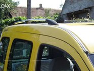 Renault Kangoo 1998–2008 Kromirane strešne sani Standardna osnova, plastične pritrdilne noge fotografija 2