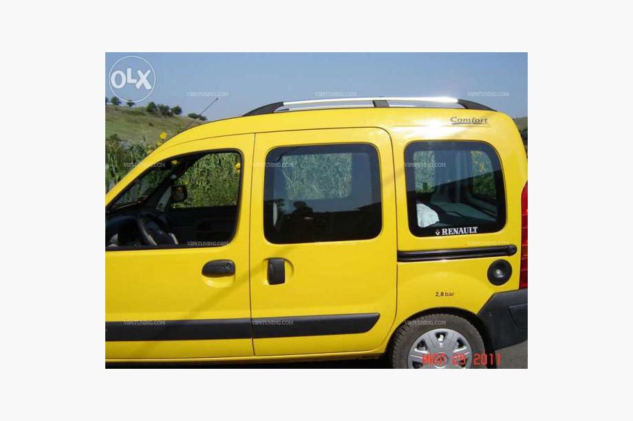 Renault Kangoo 1998–2008 Kromirane strešne sani Fotografija 4