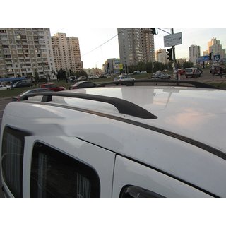 Črne strešne vzdolžne letve Renault Kangoo 2008–2020 fotografija 2