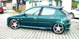 Peugeot 206 1998–2024 Stranski pragovi (za lakiranje) fotografija 1