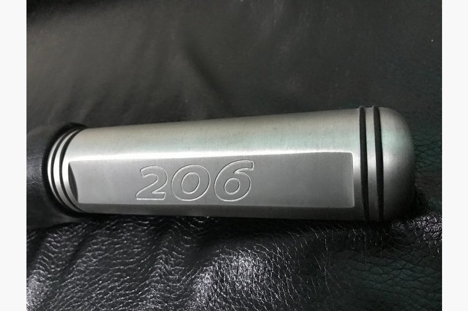 Peugeot 206 1998–2024 AKCIJA!!! Ročica ročne zavore (aluminij↗umetno usnje) Fotografija 3
