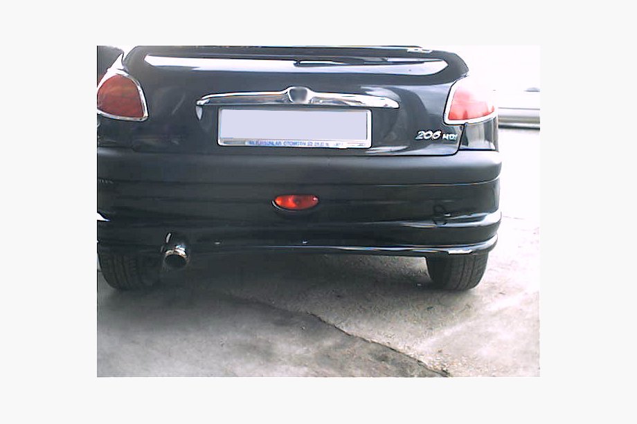 Peugeot 206 1998–2024 Zadnji spodnji dodatek (za lakiranje) Image