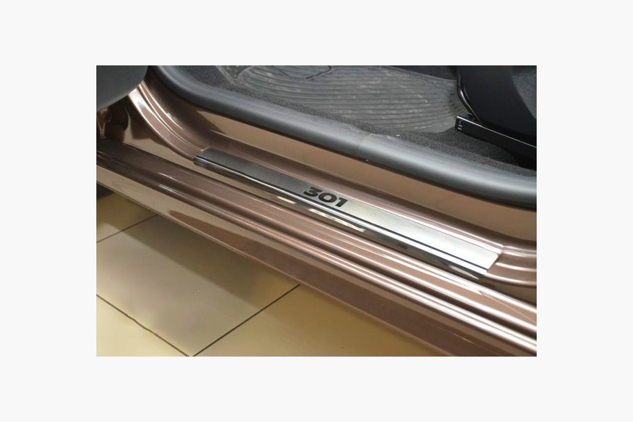Peugeot 301 2012– Nerjaveče letve pragov Nataniko (4 kosi) Image