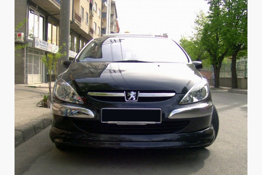 Peugeot 307 2001–2008 Sprednji spodnji lip spojler (za lakiranje) Image