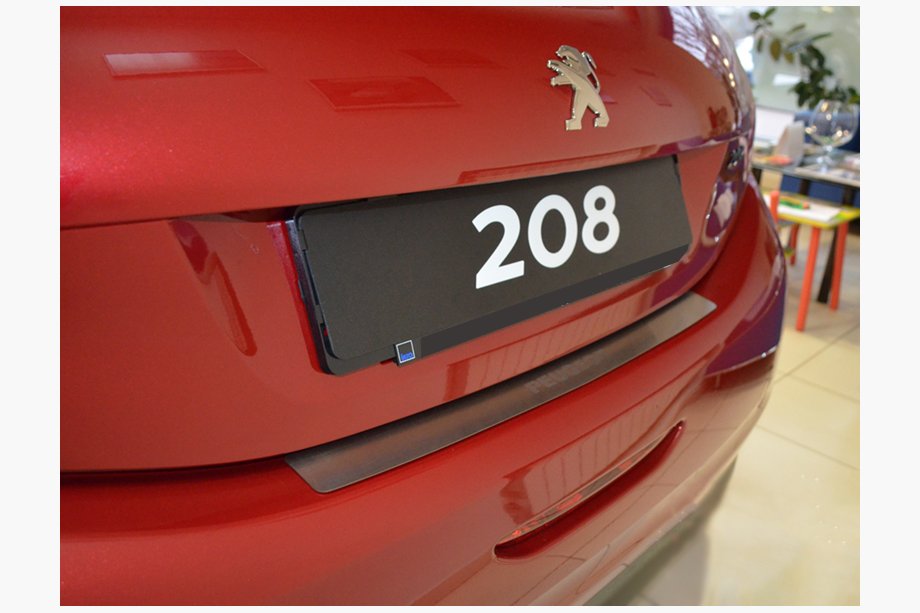 Peugeot 208 2012–2019 Natanika zaščitna letev zadnjega odbijača (nerjavno jeklo) Image