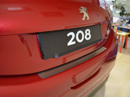 Peugeot 208 2012–2019 Natanika zaščitna letev zadnjega odbijača (nerjavno jeklo) fotografija 1
