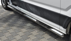 Volkswagen Crafter 2016– Stranske cevi (2 kos, nerjaveče jeklo) fotografija 1