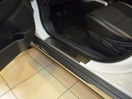 Peugeot 4008 2012–2017 NataNika Premium obloge pragov (4 kosi, nerjaveče jeklo) fotografija 1