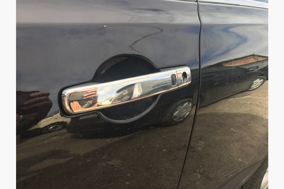 Nissan Qashqai 2010–2014 Kromirane obloge kljuk vrat (4 kosi, nerjavno jeklo) Image