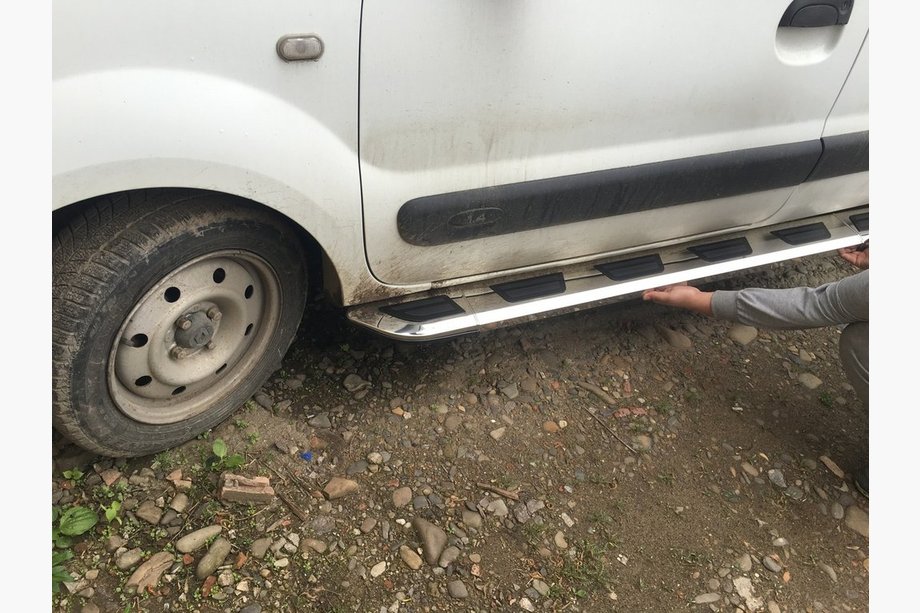 Renault Kangoo 1998–2008 Stranske stopnice Vison (2 kos, aluminij ↗ nerjavno jeklo) Image