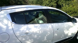 Renault Megane III 2009–2016 Spodnje okenske letvice (HB, 6 kos, nerjavno jeklo) fotografija 1