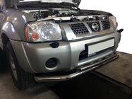 Nissan NP300 1999–2015 Sprednji zaščitni lok ST014 (nerjavno jeklo) fotografija 1