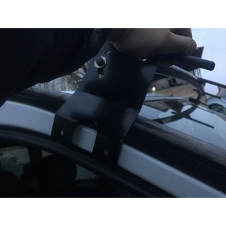 Vizir na vetrobransko steklo (črn sijaj, 5 mm) Renault Trafic 2001–2015 fotografija 3
