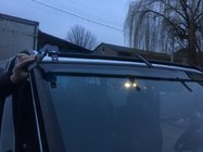Renault Trafic 2001–2015 Vizir na vetrobransko steklo (črn sijaj, 5 mm) fotografija 5