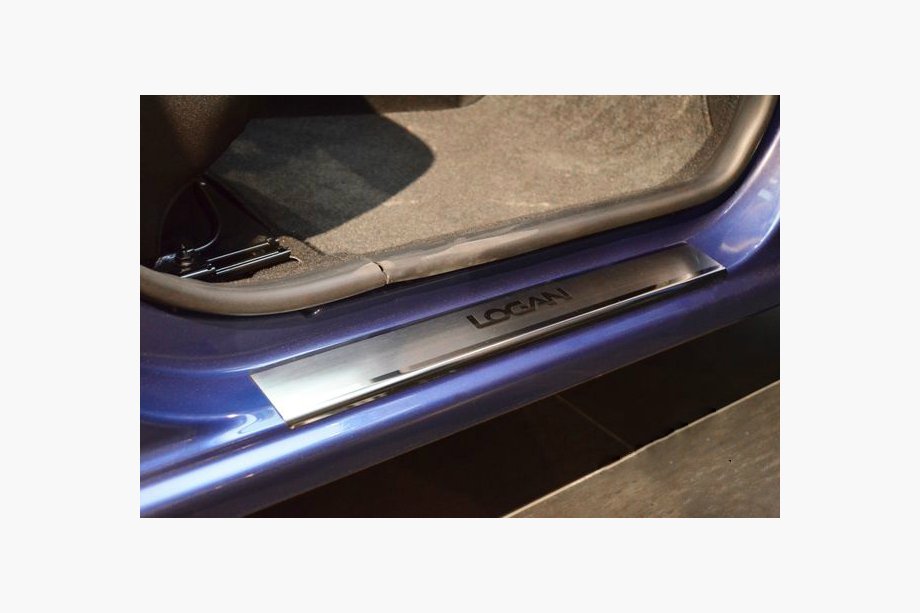 Renault Logan II 2013–2022 Nerjaveče letve pragov Nataniko (4 kosi) Standard – lepilni trak Lohmann, 0,5 mm Image