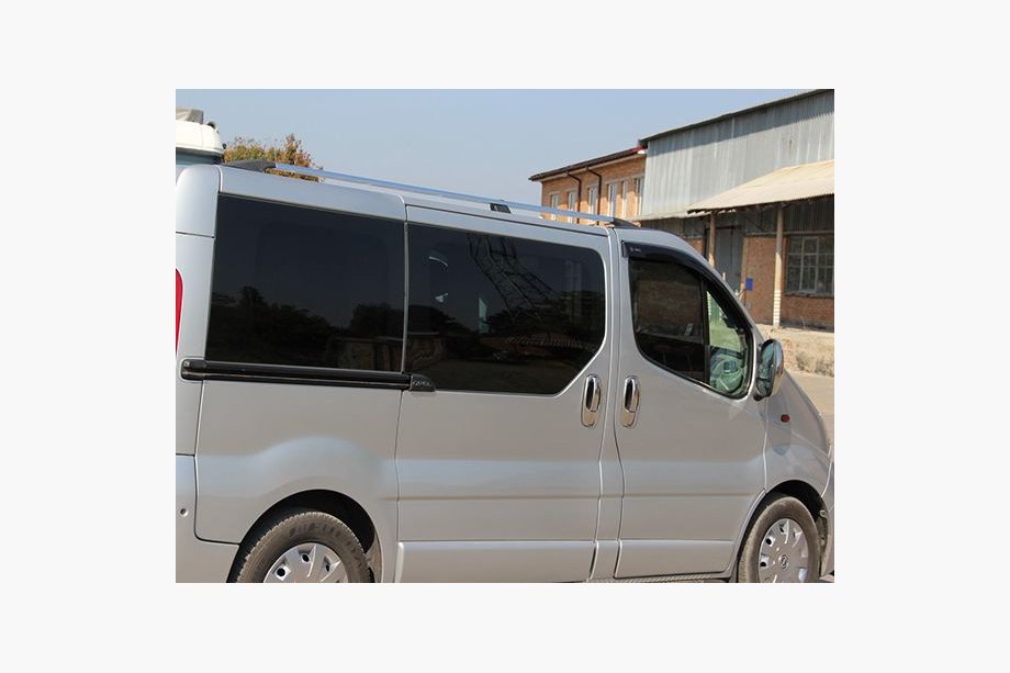 Renault Trafic 2001–2015 Kromirane strešne sani Fotografija 6