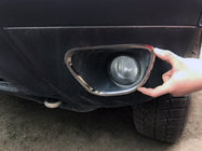 Renault Duster 2008–2017 Okrasni pokrovi za meglenke 2008-2013 (2 kosa, nerjaveče jeklo) fotografija 1