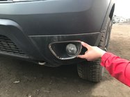 Renault Duster 2008–2017 Okrasni pokrovi za meglenke 2008-2013 (2 kosa, nerjaveče jeklo) fotografija 2