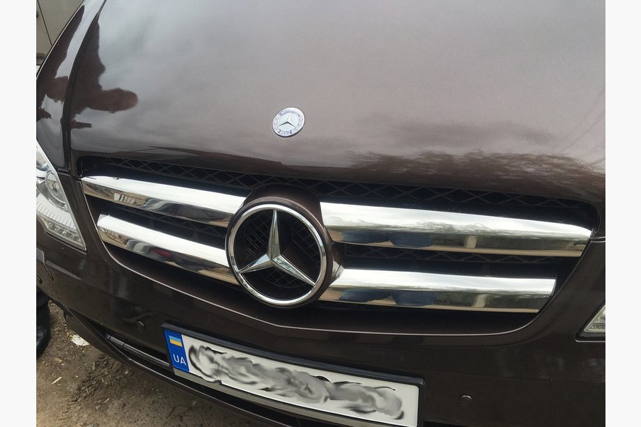 Mercedes Sprinter W906 2006–2018 Okrasne letvice za masko (2006-2013, nerjavno jeklo) Fotografija 4