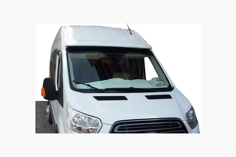 Ford Transit 2014– Vizir za vetrobransko steklo V1 (na lepilo, za lakiranje) Image