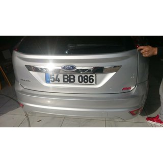 Kromirana okrasna letvica pokrova prtljažnika (HB, nerjaveče jeklo) Ford Focus II 2008–2011 fotografija 3