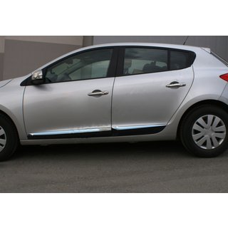 Letve za vrata (HB, 4 kos, nerjaveče jeklo) Renault Megane III 2009–2016 fotografija 4
