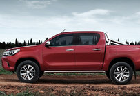 Toyota Hilux 2015– Okenske obrobe (4 kosi, nerjavno jeklo) fotografija 1