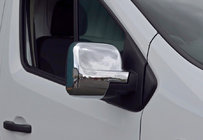 Opel Vivaro 2015–2019 Kromirani pokrovi ogledal (2 kosa, plastika) fotografija 1