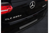 Mercedes GLE kupe C292 2015–2019 Kromirana letvica za zadnji odbijač (ABS) fotografija 1