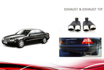 Mercedes S-class W220 1998–2005 Izpušni zaključki V1 (2 kos) fotografija 5