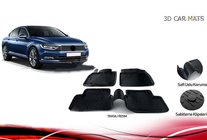 Volkswagen Passat B8 2015–2023 Gumijasti tepihi za kabino (4 kosi, Niken 3D) fotografija 1